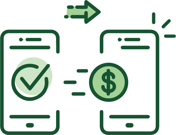 Illustration of tranfers happening within the Jamboo ecosystem